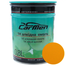 Однокомпонентна алкідна автоемаль CarMen, 1035 ЗОЛОТИСТО-ЖОВТА - 0,8л