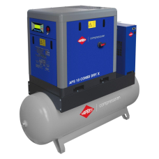 Гвинтовий компресор з осушувачем Airpress APS 10 COMBI DRY X - 500л/7.5кВт/970 л/хв