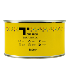 Легкошліфувальна поліефірна шпаклівка One Tech Soft Putty - 1.8 кг