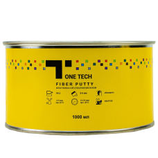 Шпаклівка зі скловолокном One Tech Fiber Putty - 1.7 кг (1л)