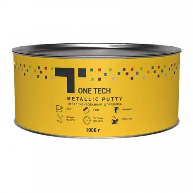 Шпаклівка металізована One Tech Metallic Putty - 1.8 кг