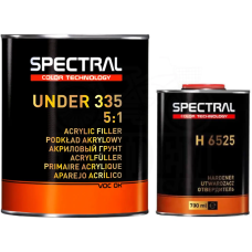 Сірий акриловий ґрунт SPECTRAL UNDER 335 5:1, 3,5 л + затверджувач 0,7 л. Комплект - 4,2л.