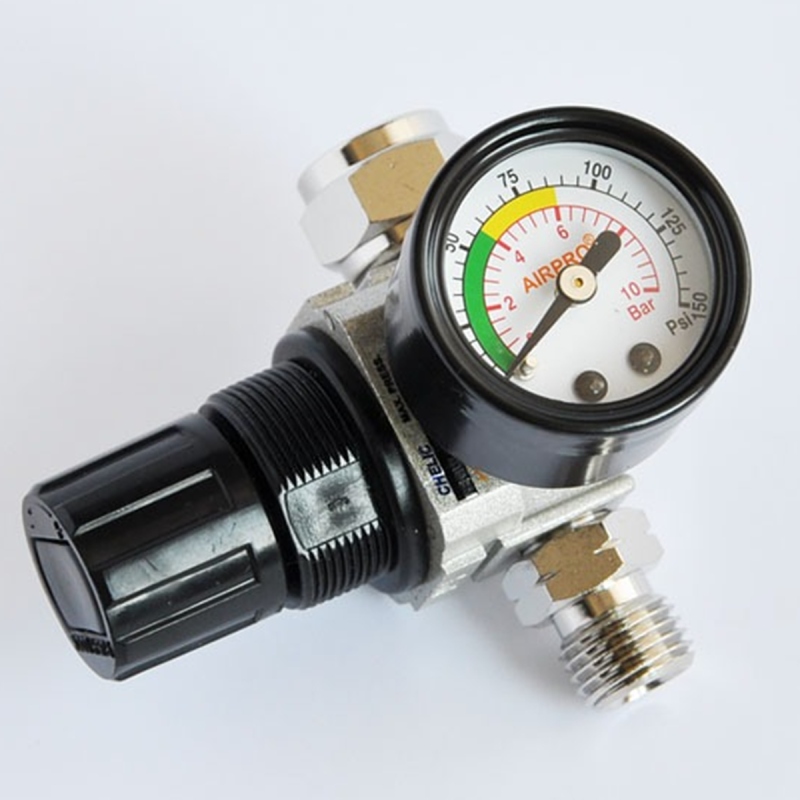 Манометр з регулятором тиску (редуктором) HVLP 1/4″ - Air Pro R11 Манометр з регулятором тиску (редуктором) HVLP 1/4″ - Air Pro R11