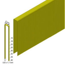 Скоба каркасна оцинкована (столярна) Prebena типу ES-25