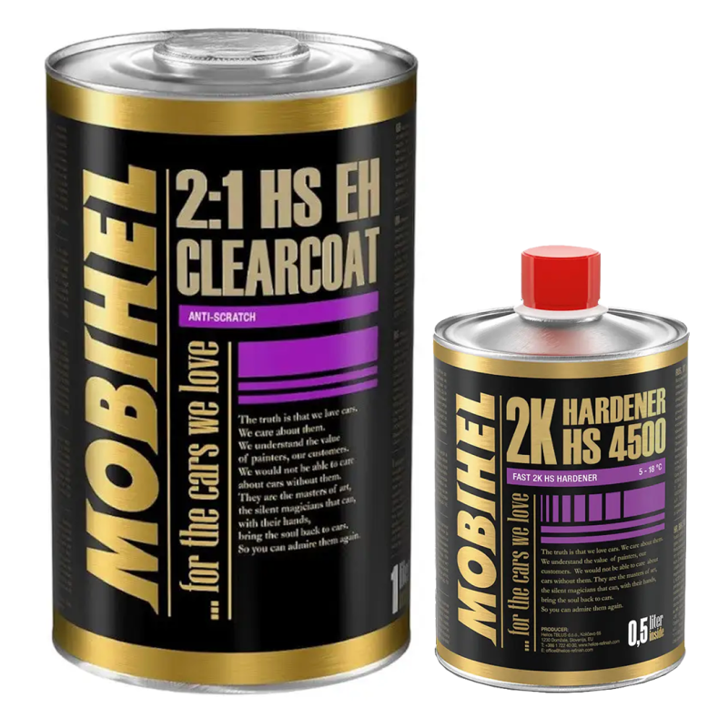 Акриловий лак Mobihel HS EH Anti-Scratch 1,5л комплект - швидкий 5-18°C Акриловий лак Mobihel HS EH Anti-Scratch 1,5л комплект - швидкий 5-18°C