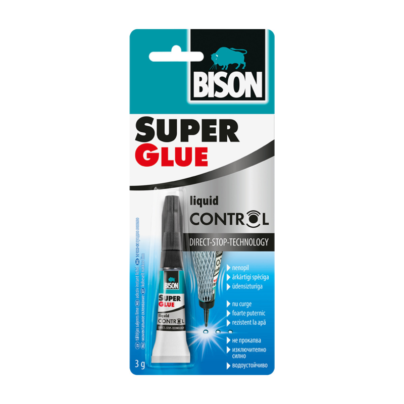 Суперклей Bison Control - 3гр Суперклей Bison Control - 3гр