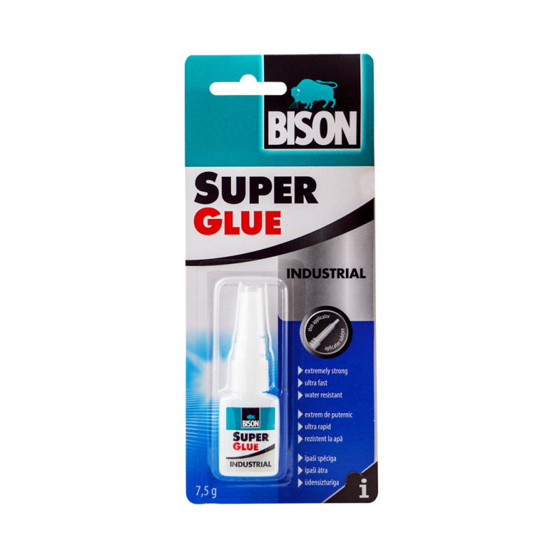 Професійний суперклей Bison Industrial - 7.5гр