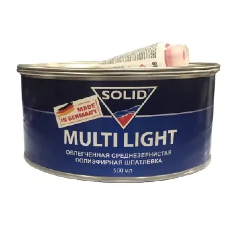 Шпаклівка полегшена Solid Multi Light - 500гр Шпаклівка полегшена Solid Multi Light - 500гр