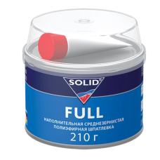 Наповнювальна середньозерниста поліефірна шпаклівка Solid Full - 210гр
