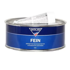 Наповнювальна дрібнозерниста поліефірна шпаклівка Solid Fein - 1кг