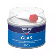 Поліефірна середньозерниста шпаклівка зі скловолокном Solid Glas - 500гр