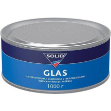 Поліефірна середньозерниста шпаклівка зі скловолокном Solid Glas - 1кг