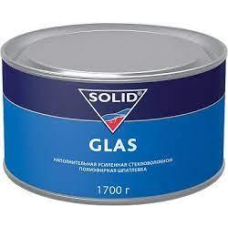 Поліефірна середньозерниста шпаклівка зі скловолокном Solid Glas - 1.7кг