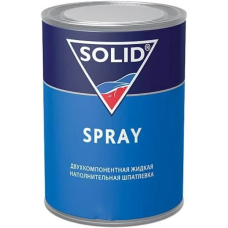 Рідка поліефірна шпаклівка Solid Spray - 1л