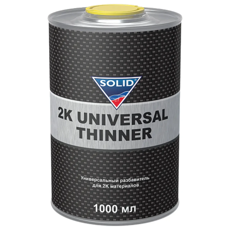 Універсальний розчинник для 2К акрилових та алкідних матеріалів Solid UNIVERSAL THINNER - 1л Універсальний розчинник для 2К акрилових та алкідних матеріалів Solid UNIVERSAL THINNER - 1л