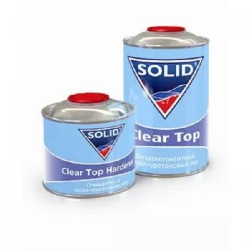 Акрил-уретановий прозорий лак Solid TOP CLEAR - 1.5л