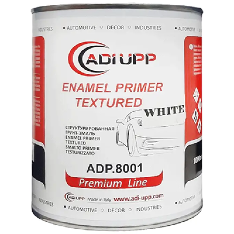 Чорна текстурована грунт-емаль ADI UPP ENAMEL PRIMER TEXTURED - 1 л