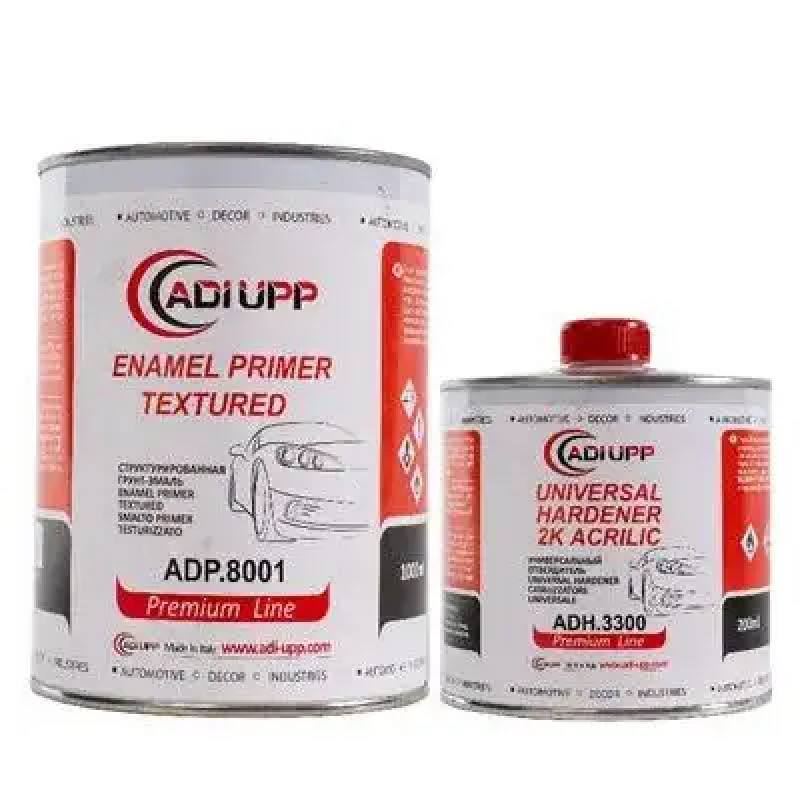 Біла текстурована грунт-емаль ADI UPP ENAMEL PRIMER TEXTURED - комплект 1.2 л