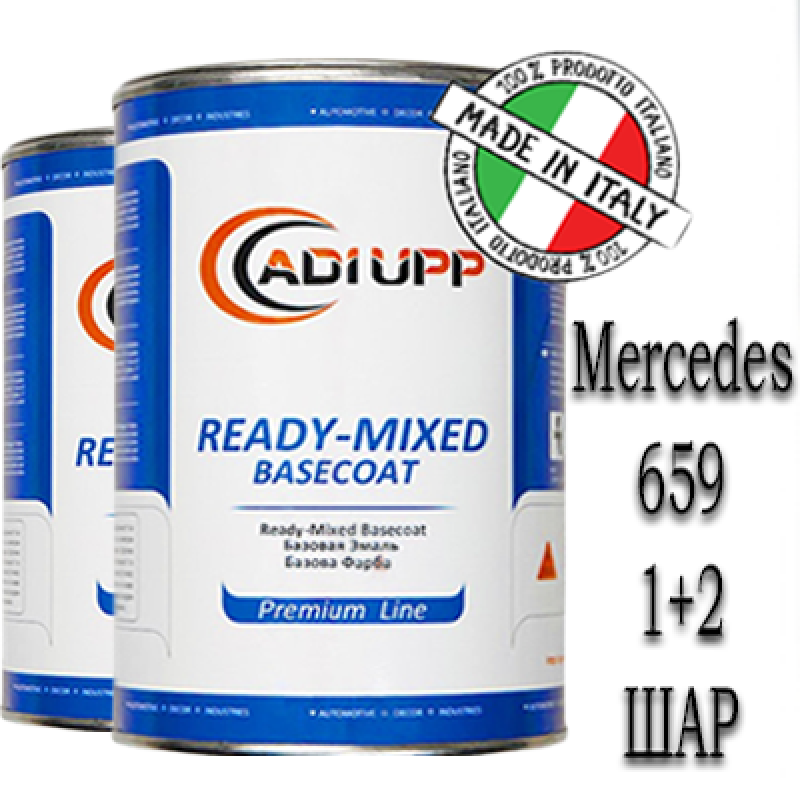 Mercedes 659 MAGNO OPALITHWEISS MATT PRL. базова автоемаль ADI UPP - 1.6л. Комплект 1+2 шар.