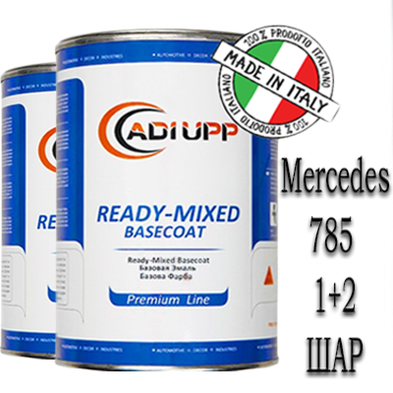 Mercedes 785 ANTIGUA WHITE MET. базова автоемаль ADI UPP - 1.6л. Комплект 1+2 шар.
