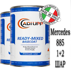 Mercedes 885 OPALITHWEISS PRL. базова автоемаль ADI UPP - 1.6л. Комплект 1+2 шар.