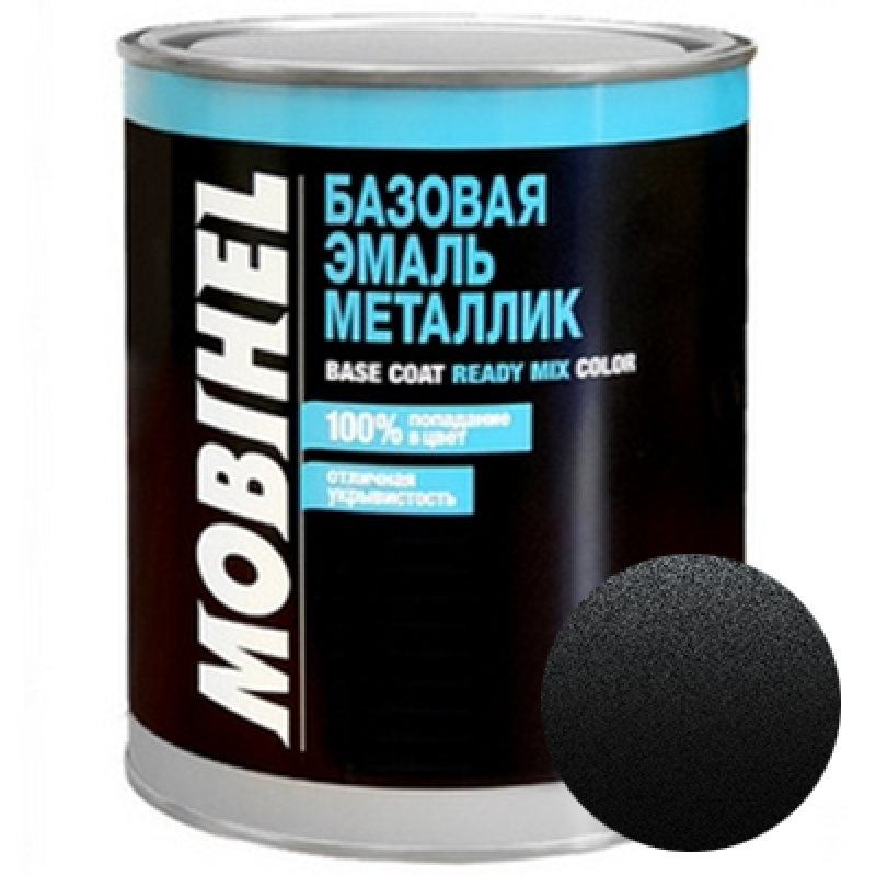 Автоемаль металік 209 TOYOTA BLACK Mobihel - 1л