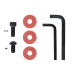 Платформа для шліфмашинки (робочий диск) NTools TR 125U/G, ⌀150 мм, M8 5/16», d125/h18 Платформа для шліфмашинки (робочий диск) NTools TR 125U/G, ⌀150 мм, M8 5/16», d125/h18