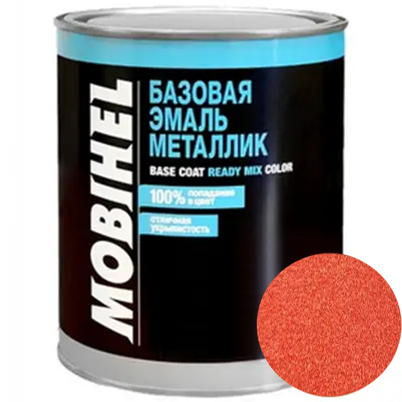 Автоемаль металік HYUNDAI N8 SUNSET ORANGE Mobihel - 1л