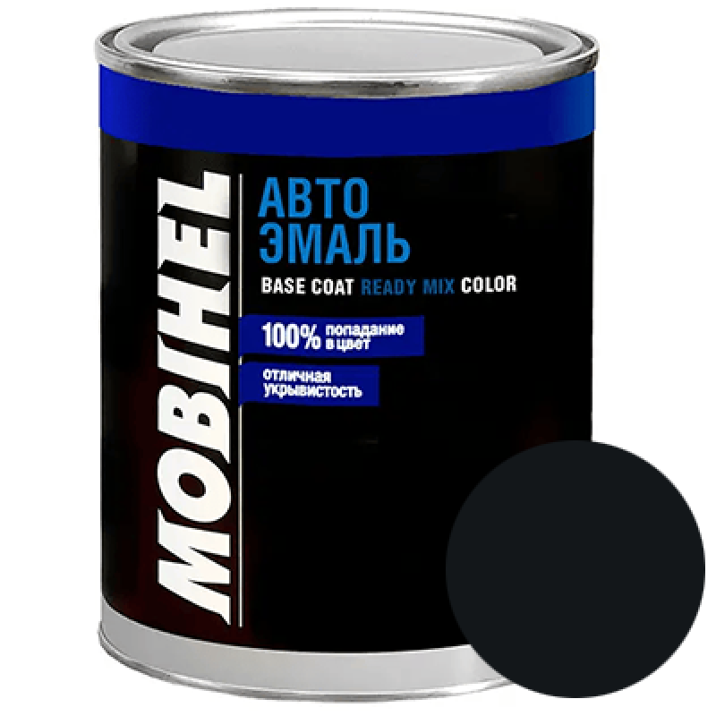Однокомпонентна алкідна автоемаль 000 ЧОРНА МАТОВА Mobihel - 1л Однокомпонентна алкідна автоемаль 000 ЧОРНА МАТОВА Mobihel - 1л