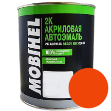 Двокомпонентна акрилова автоемаль Mobihel 2:1, 295 ПОМАРАНЧЕВА - 0.75л