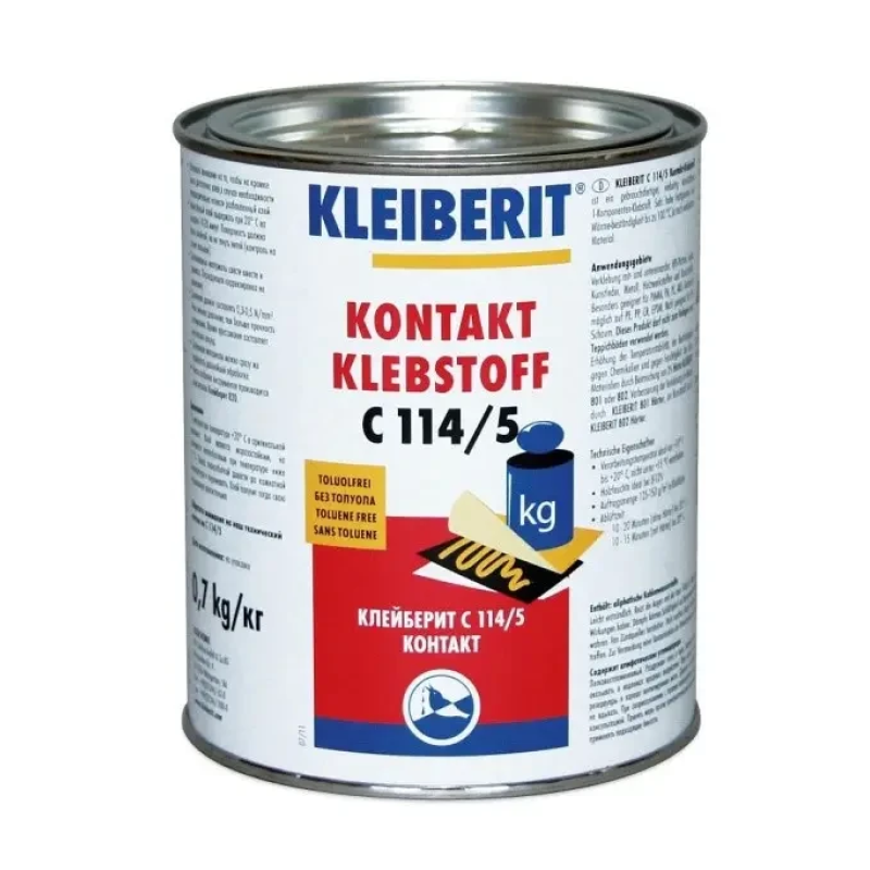 Універсальний контактний клей Kleiberit 114.5 - 0.7кг