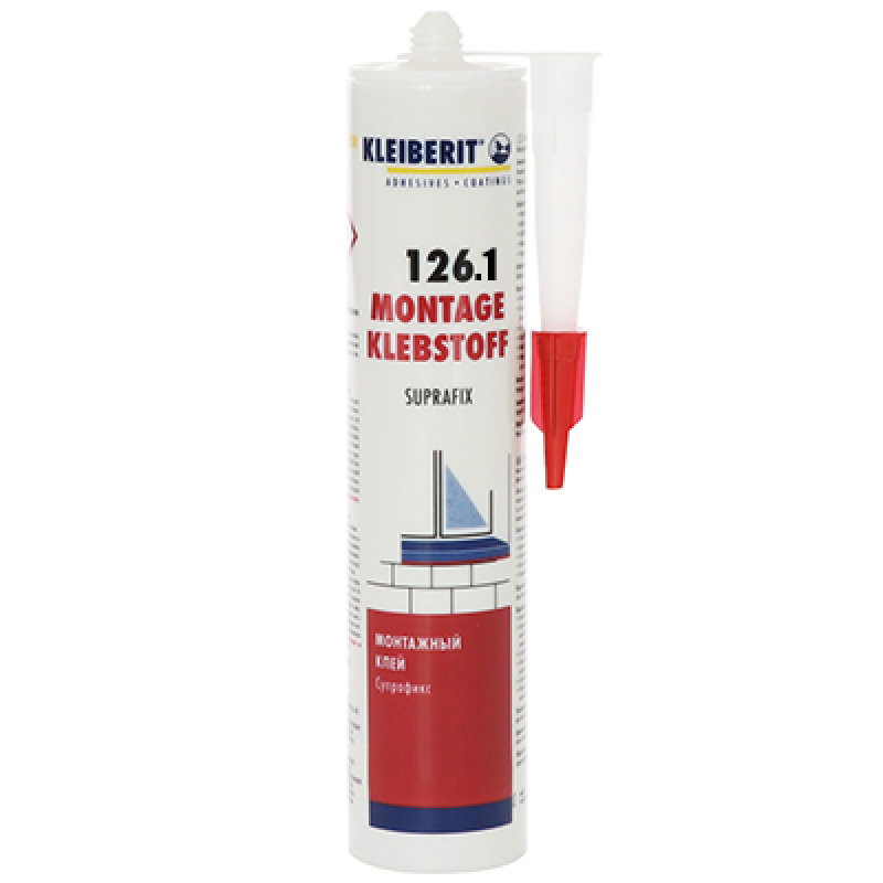 1К монтажний клей-герметик Kleiberit Suprafix 126.1 - 350гр