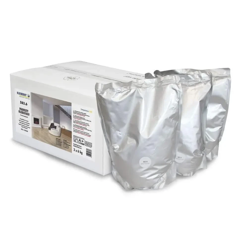 Силановий твердо - еластичний паркетний клей Kleiberit 583.6 STP - 6кг