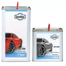 Комплект двокомпонентний лак BASLAC 40-440 CLEARCOAT + стандартний затверджувач BASLAC 50-420 HARDENE - 7.5л