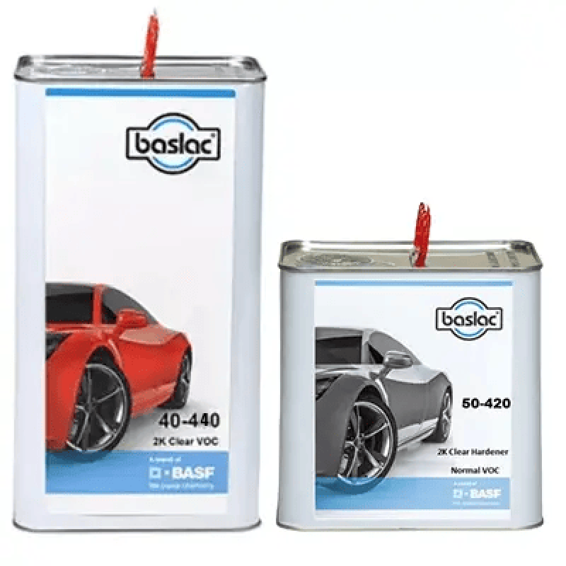 Комплект двокомпонентний лак BASLAC 40-440 CLEARCOAT + стандартний затверджувач BASLAC 50-420 HARDENE - 7.5л Комплект двокомпонентний лак BASLAC 40-440 CLEARCOAT + стандартний затверджувач BASLAC 50-420 HARDENE - 7.5л
