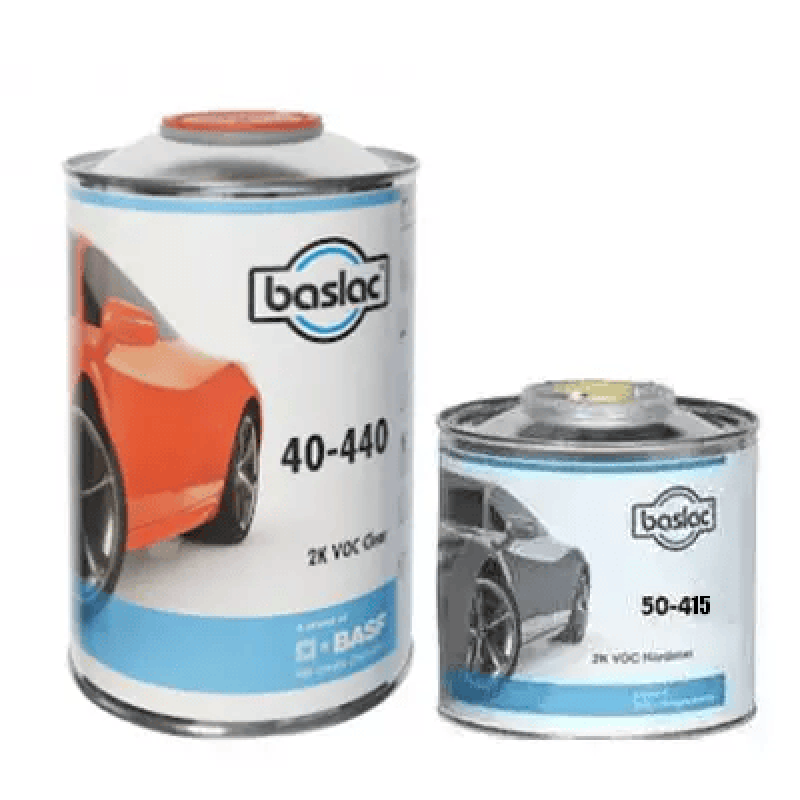 Комплект двокомпонентний лак BASLAC 40-440 CLEARCOAT + швидкий затверджувач BASLAC 50-415 HARDENE - 1.5л Комплект двокомпонентний лак BASLAC 40-440 CLEARCOAT + швидкий затверджувач BASLAC 50-415 HARDENE - 1.5л