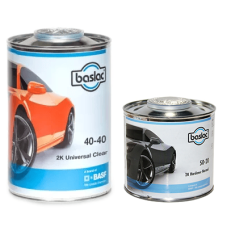Комплект 2К лак BASLAC 40-40 CLEAR UNIVERSAL HS/MS + затверджувач BASLAC 50-20 Normal - 1.5л