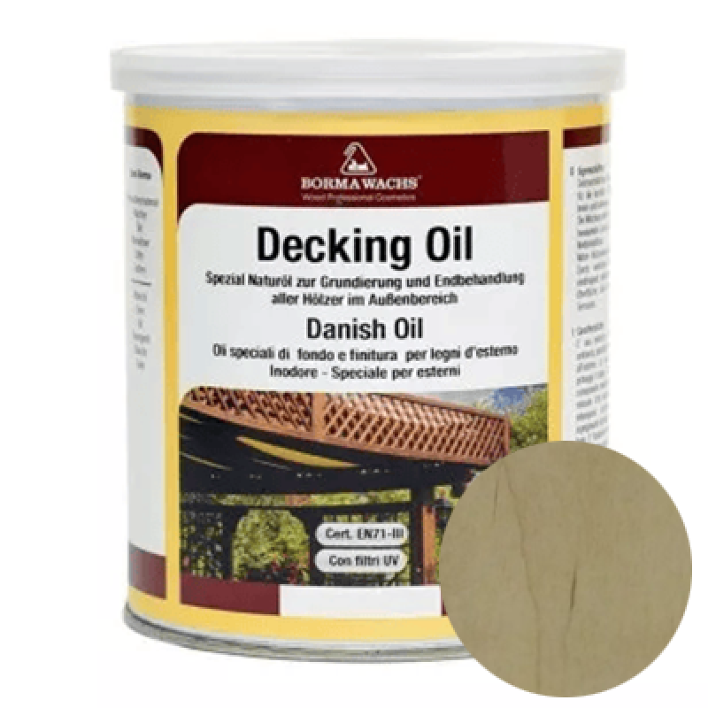 Палубна олія Borma Wachs DECKING OIL “Pastel“ - 1л