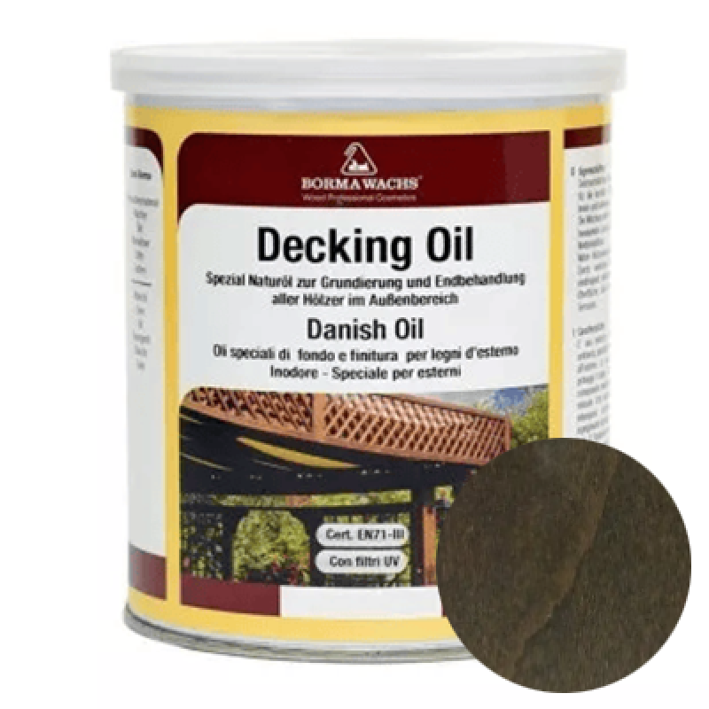 Палубна олія Borma Wachs DECKING OIL “Полісандр“ - 1л