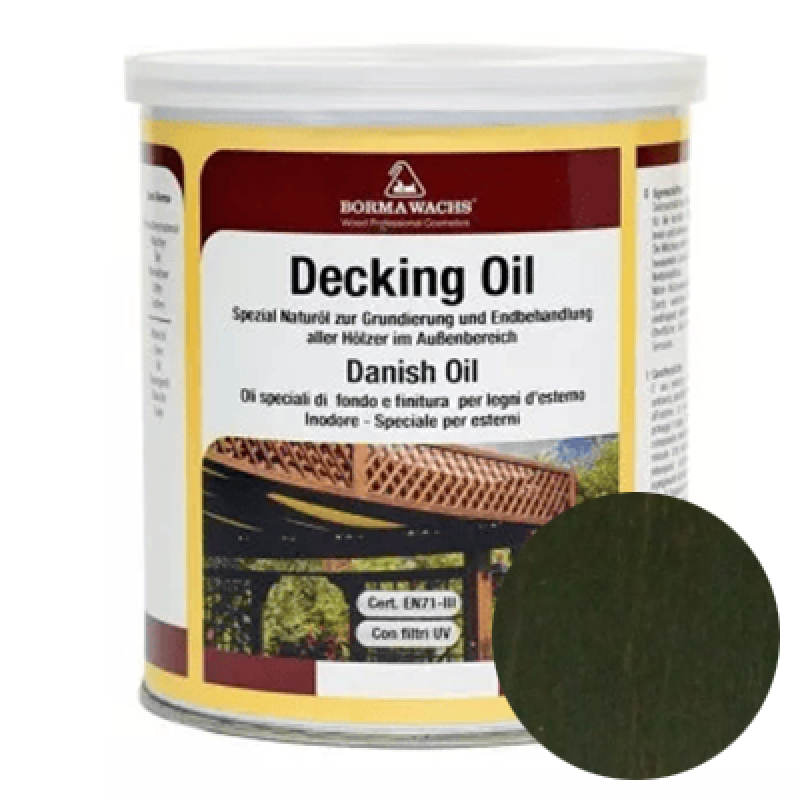 Палубна олія Borma Wachs DECKING OIL “Оливка“ - 1л