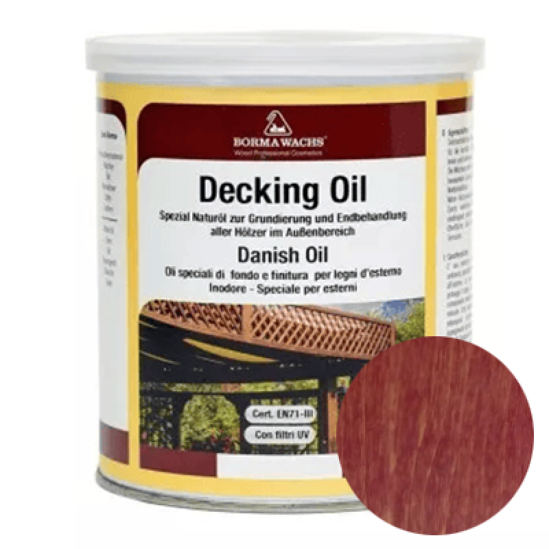 Палубна олія Borma Wachs DECKING OIL “Вишня“ - 1л