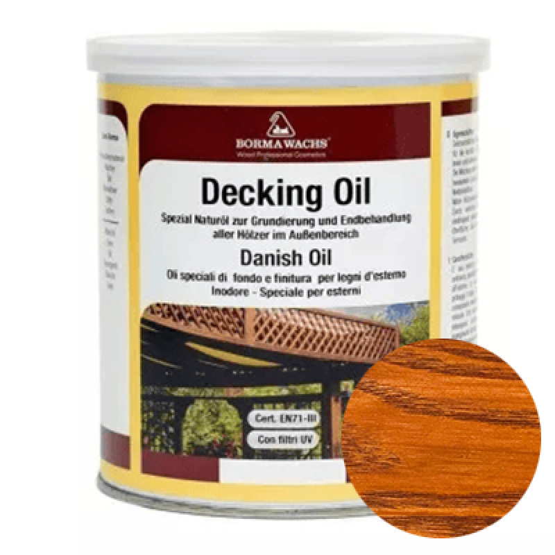 Палубна олія Borma Wachs DECKING OIL “Горобина“ - 1л
