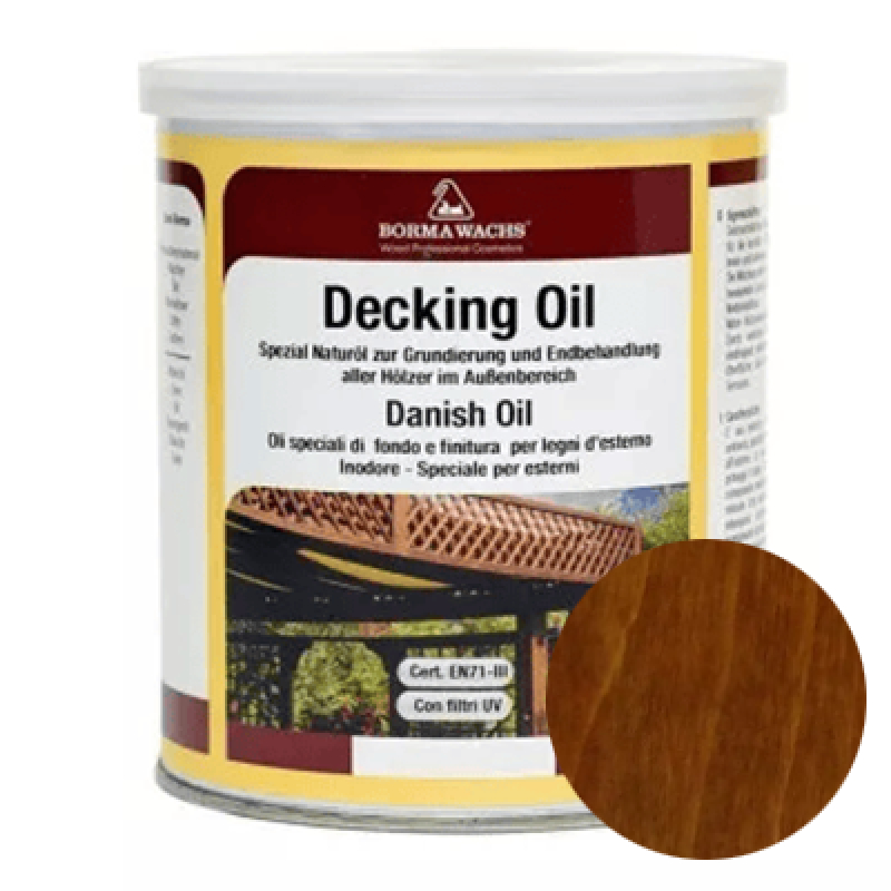 Палубна олія Borma Wachs DECKING OIL  “Мигдаль“ - 1л