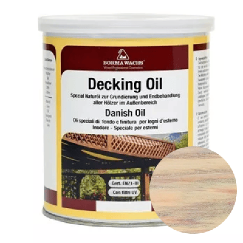Палубна олія Borma Wachs DECKING OIL “Слонова кістка“ - 1л