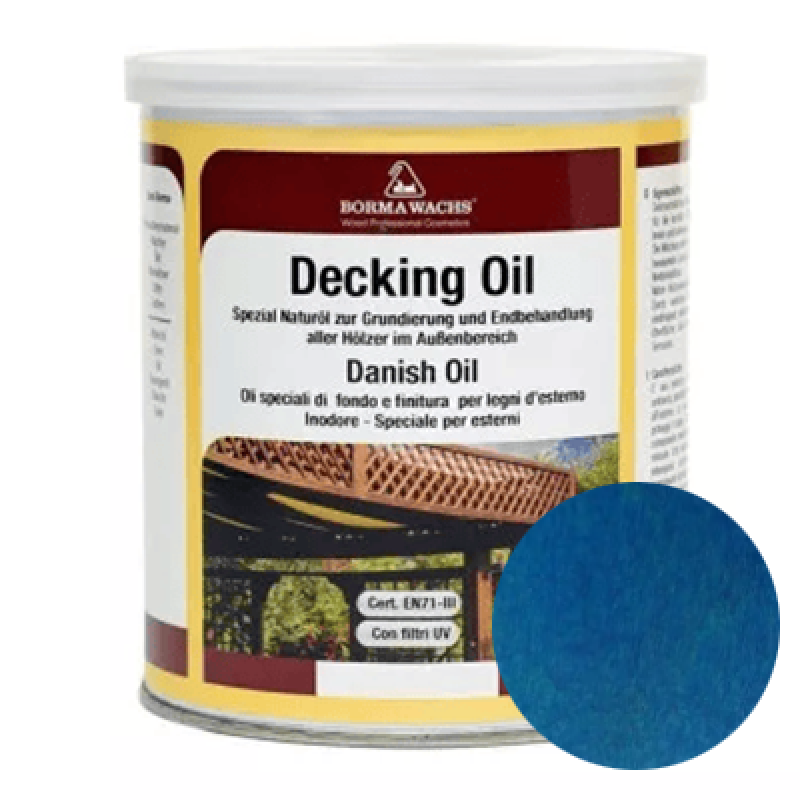 Палубна олія Borma Wachs DECKING OIL “Blue“ - 1л