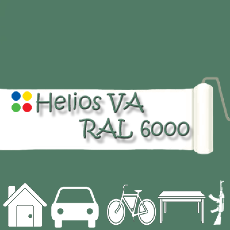 RAL 6000 1К антикорозійна глянцева грунт-емаль (вініл-акрилова) HELIOS VA - 1л