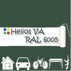 RAL 6005 1К антикорозійна глянцева грунт-емаль (вініл-акрилова) HELIOS VA - 1л
