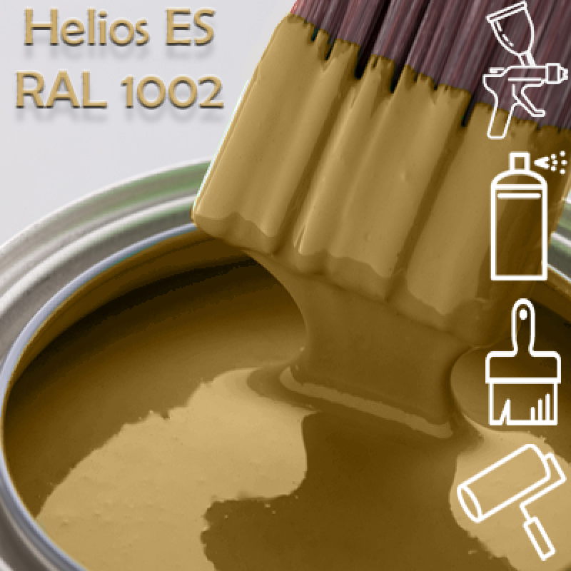 RAL 1002 глянцева 1К швидкосохнуча антикорозійна емаль Helios ES - 1л RAL 1002 глянцева 1К швидкосохнуча антикорозійна емаль Helios ES - 1л