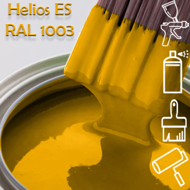 RAL 1003 глянцева 1К швидкосохнуча антикорозійна емаль Helios ES - 1л RAL 1003 глянцева 1К швидкосохнуча антикорозійна емаль Helios ES - 1л