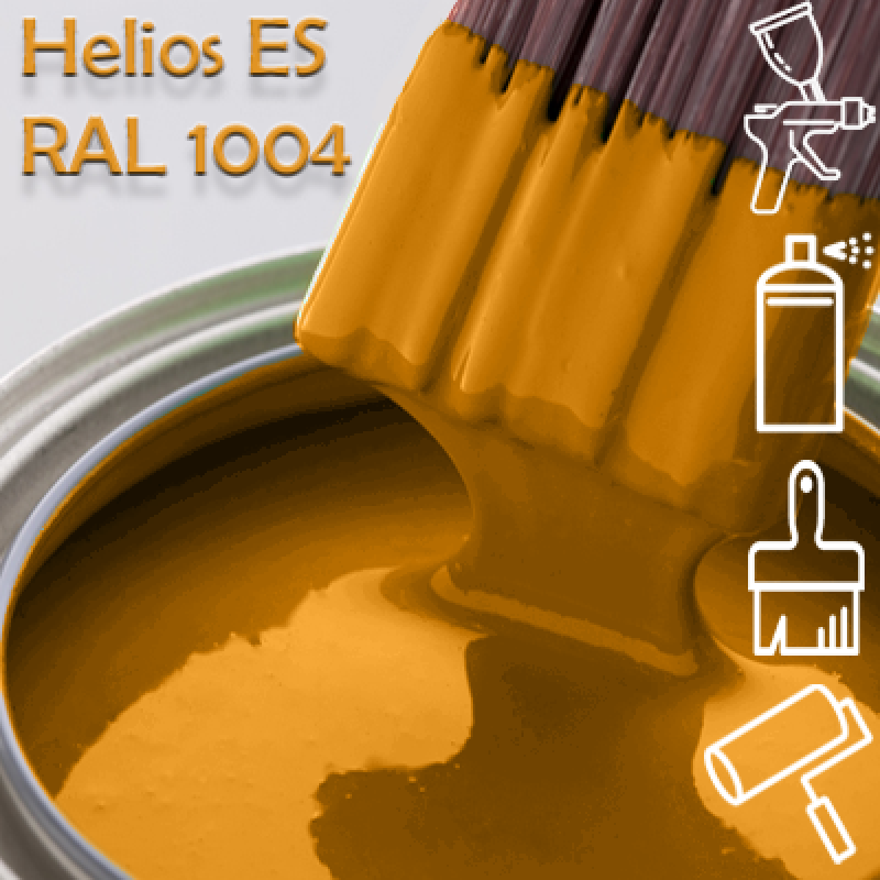 RAL 1004 глянцева 1К швидкосохнуча антикорозійна емаль Helios ES - 1л RAL 1004 глянцева 1К швидкосохнуча антикорозійна емаль Helios ES - 1л
